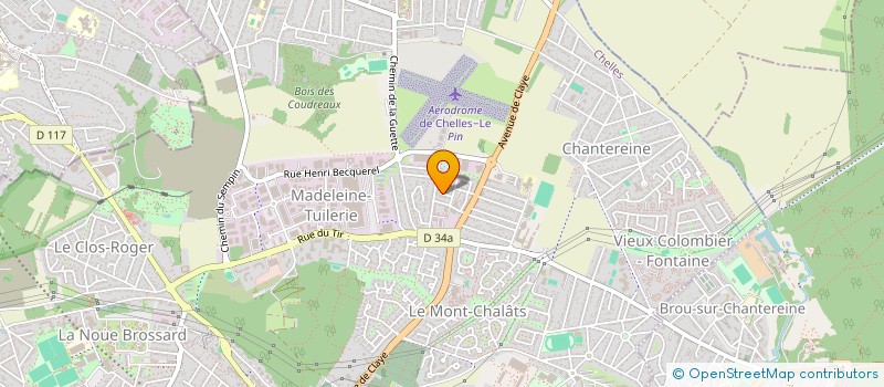 localisation de l'entreprise INCOV à CHELLES