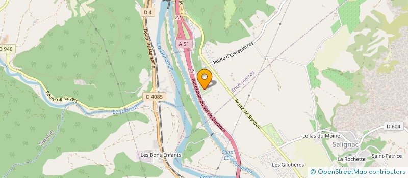 localisation de l'entreprise INCREDIME  ENTREPIERRES