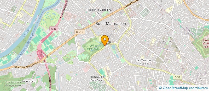 localisation de l'entreprise INCREMENTA à RUEIL-MALMAISON