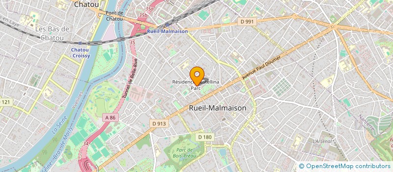 localisation de l'entreprise INCUB'ETHIC INVEST à CORMEILLES-EN-PARISIS