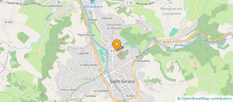 localisation de l'entreprise INCUBATERRE à SAINT-GIRONS