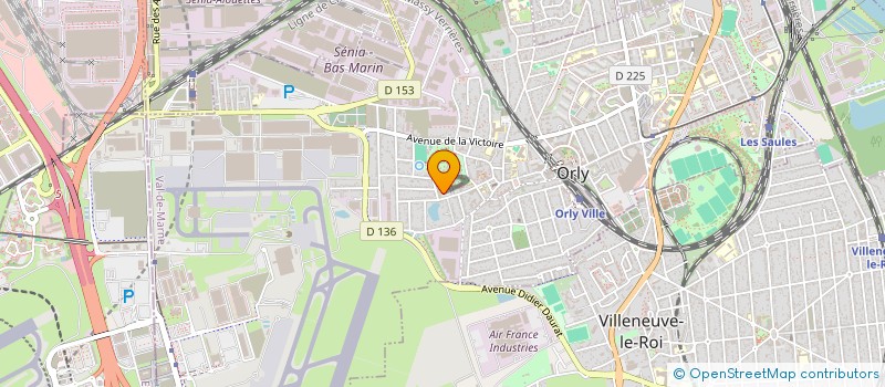 localisation de l'entreprise INCUBATEUR GEORGES MELIES  ORLY