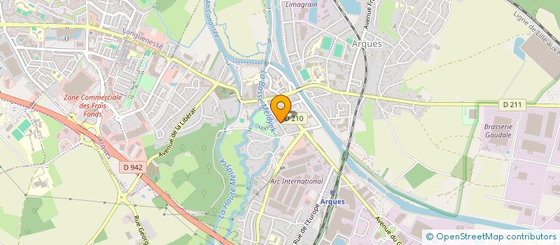 localisation de l'entreprise INCUBATEUR REGIONAL POUR L'INITIATIVE SCOP à ARQUES