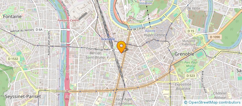 localisation de l'entreprise INCUBE à GRENOBLE