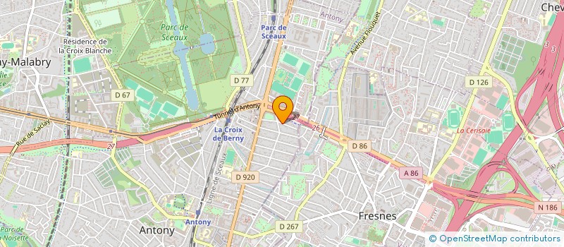 localisation de l'entreprise INCUBIA à ANTONY