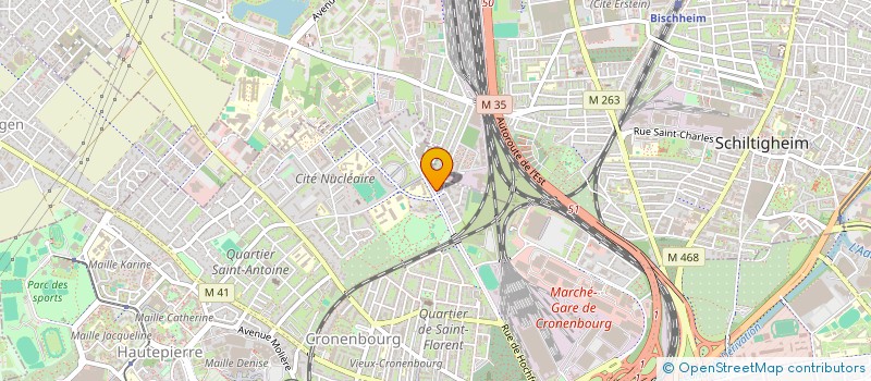 localisation de l'entreprise INCUBUS & ECO  STRASBOURG