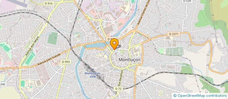 localisation de l'entreprise INCYE SERVICES à MONTLUCON