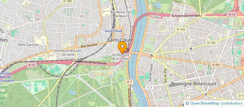 localisation de l'entreprise INCYPIT TECHNOLOGIES à SAINT-CLOUD