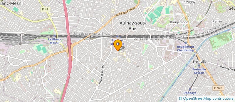 localisation de l'entreprise IND. ALBOUZE PELGRIN REP PAR MR SERREAU à AULNAY-SOUS-BOIS