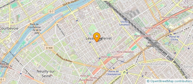 localisation de l'entreprise IND AMIOT HOVEN à LEVALLOIS-PERRET