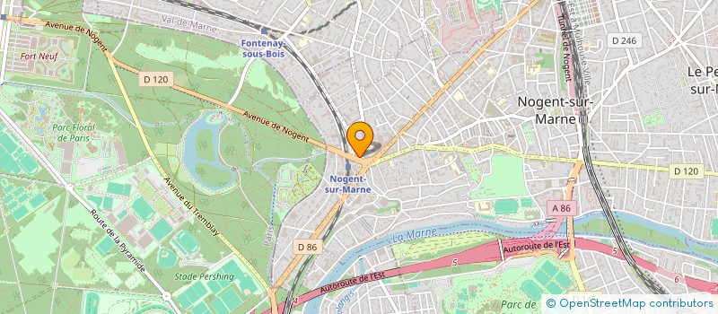 localisation de l'entreprise IND ARATA REP PAR SARL AGENCE   JOFFARD  NOGENT-SUR-MARNE
