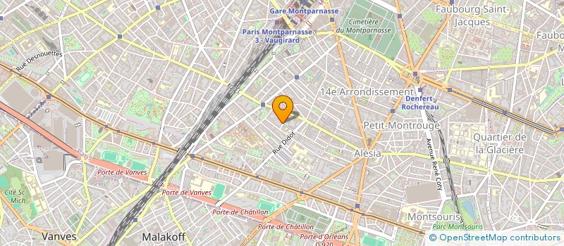 localisation de l'entreprise IND. ASSELIN MME BAUDOUIN  PARIS