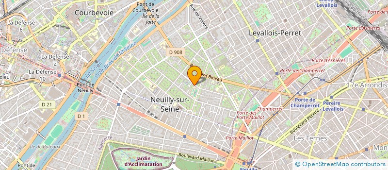 localisation de l'entreprise IND BATAILLE COMBES à NEUILLY-SUR-SEINE