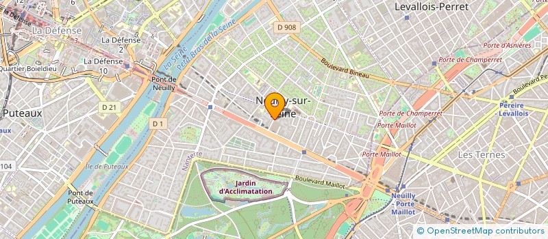 localisation de l'entreprise IND BAUDOT JEAN CLAUDE BAUDOT PASCALE à NEUILLY-SUR-SEINE