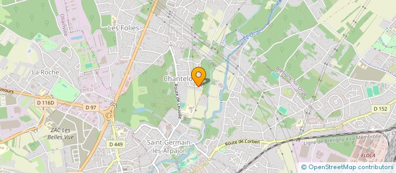localisation de l'entreprise IND BAUSTIER BENTEGEAT à SAINT-GERMAIN-LES-ARPAJON