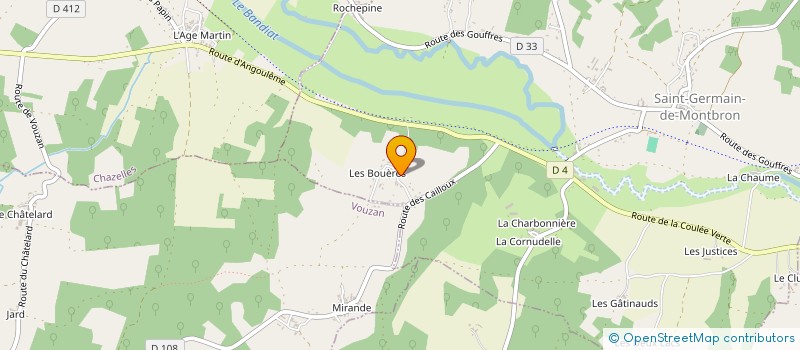 localisation de l'entreprise IND BECHADE GYSELE BECHADE GUY à SAINT-GERMAIN-DE-MONTBRON