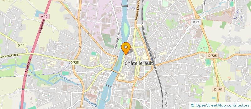 localisation de l'entreprise IND BERAUD ACHON  CHATELLERAULT