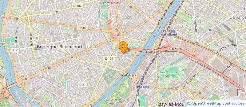 localisation de l'entreprise IND BERNEMAN FAINTUCH à BOULOGNE-BILLANCOURT