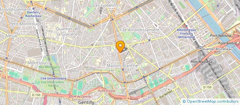 localisation de l'entreprise IND BERVIALLE REP PAR  PARIS