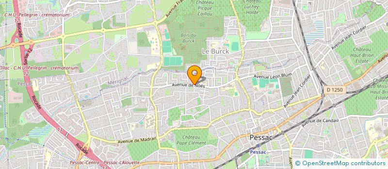 localisation de l'entreprise IND BIDARRA BARON à PESSAC