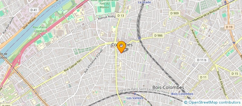 localisation de l'entreprise IND. BINET REP PAR SA LEGOFF à COLOMBES