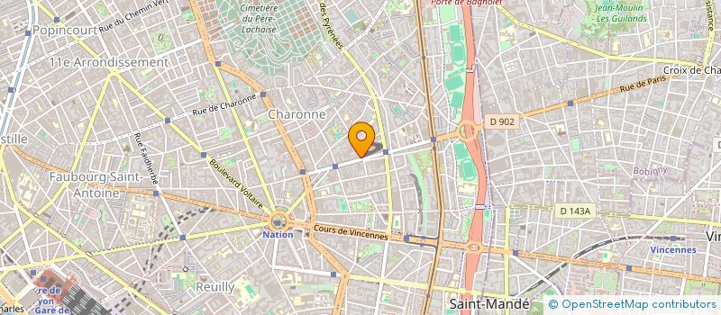 localisation de l'entreprise IND BISSET LAURE ET ADRIEN  PARIS