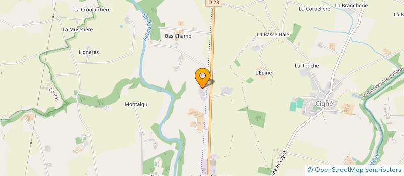 localisation de l'entreprise IND BOISNARD  AMBRIERES-LES-VALLEES