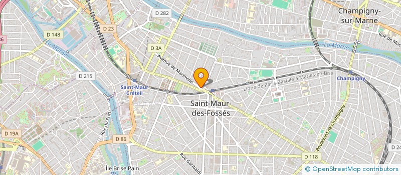 localisation de l'entreprise IND BONNET ET CELLIER à SAINT-MAUR-DES-FOSSES