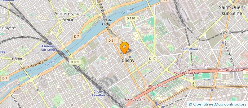 localisation de l'entreprise IND BOULDOIRES à CLICHY