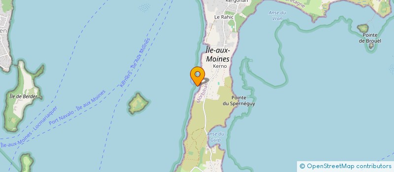 localisation de l'entreprise IND BOULTE DIMITRI ET GUILLEMETTE  ILE-AUX-MOINES