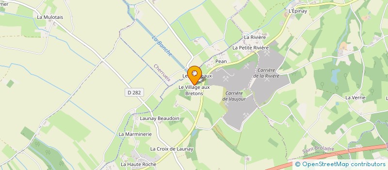 localisation de l'entreprise IND BOULVAIS JUHEL  BAGUER-PICAN