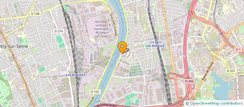 localisation de l'entreprise IND BOURY COLLET à ALFORTVILLE