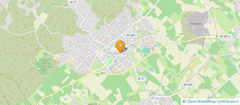 localisation de l'entreprise IND BOUVARD - ETCHEVERRY  PIGNAN