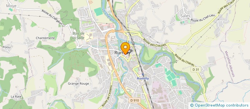 localisation de l'entreprise IND BOUVIER FOLLIET à RUMILLY