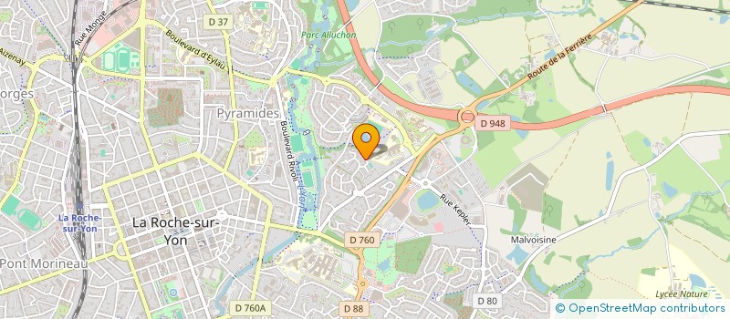 localisation de l'entreprise IND BRULE BLONDIN à LA ROCHE-SUR-YON