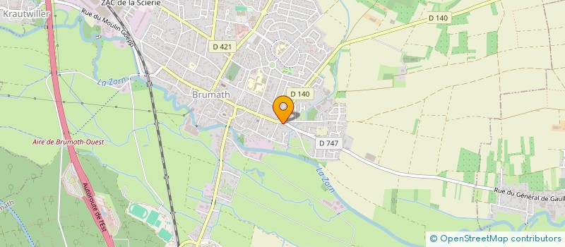 localisation de l'entreprise IND BURK WIMMER  BRUMATH