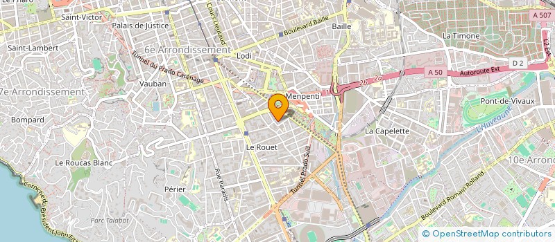 localisation de l'entreprise IND BUZZO VEYSSIERE à MARSEILLE