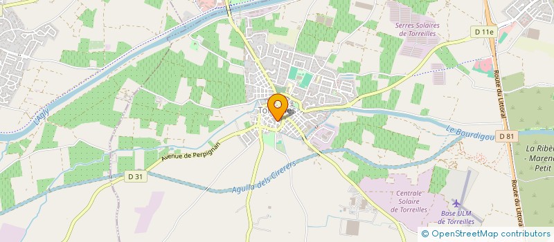 localisation de l'entreprise IND CANTIRAN INGHELS  TORREILLES