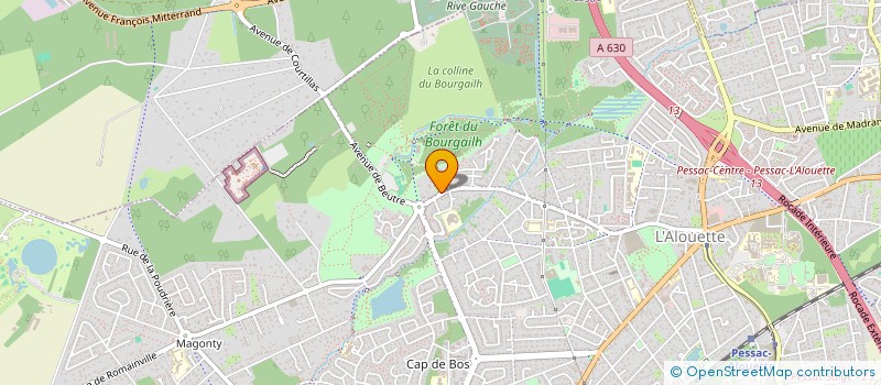 localisation de l'entreprise IND CARATTI  PESSAC