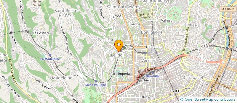 localisation de l'entreprise IND CARPICO QUINCI à NICE