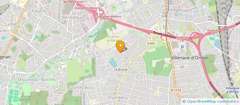 localisation de l'entreprise IND CAVALIER DESTANG BOUIS  VILLENAVE-D'ORNON