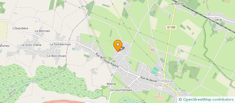 localisation de l'entreprise IND CAVIGNEAUX  PRINQUIAU