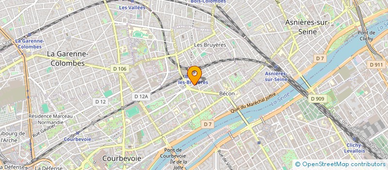 localisation de l'entreprise IND CAZE MATTHIEU ET YEME AURORE à COURBEVOIE