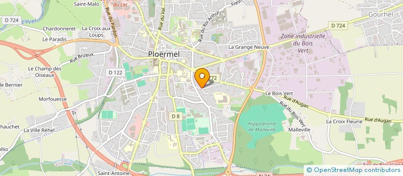 localisation de l'entreprise IND. CHANTRAINE V./PURNODE C.  PLOERMEL