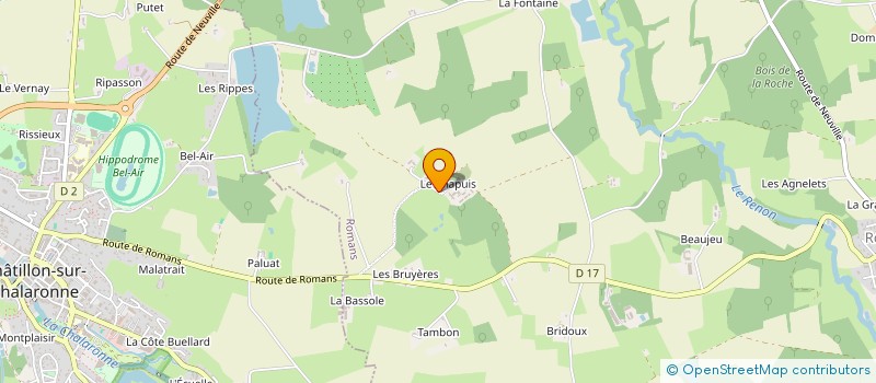 localisation de l'entreprise IND CHION TARDY  ROMANS