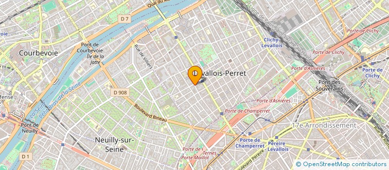 localisation de l'entreprise IND CHOLLET LE DANVIC à LEVALLOIS-PERRET