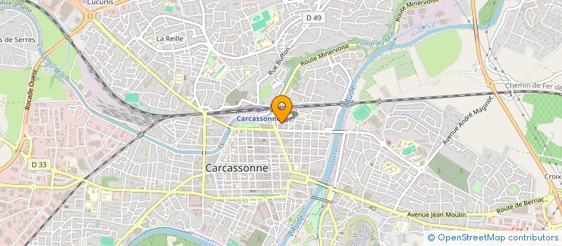 localisation de l'entreprise IND CLERGUE à CARCASSONNE