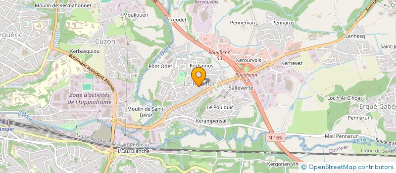 localisation de l'entreprise IND COACOLOU CORBEL  ERGUE-GABERIC