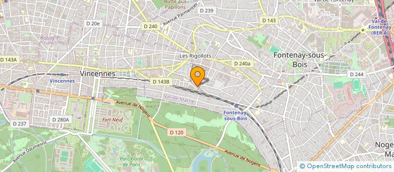 localisation de l'entreprise IND COHEN JEAN-PHILIPPE ET MURIEL à VINCENNES