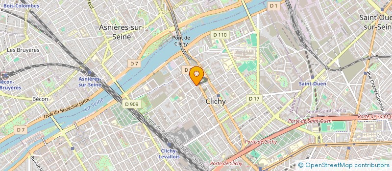 localisation de l'entreprise IND COLAS DES FRANCS HOLGUIN GODEFROY ET CECILIA à CLICHY